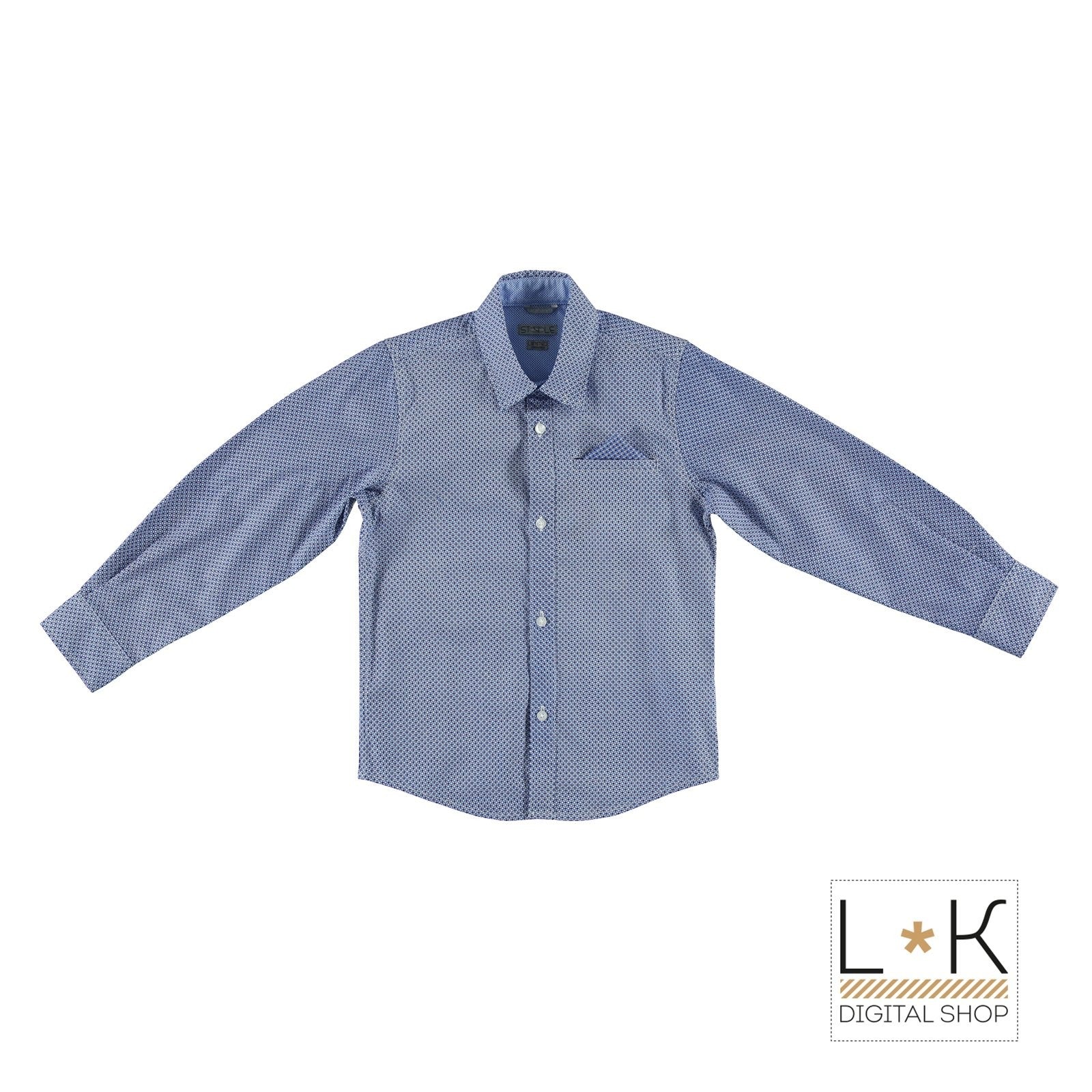 Camicia con stampa e Pochette Bambino Sarabanda N314 - SARABANDA - LuxuryKids