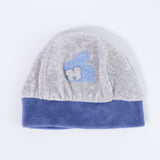 Cappellino Ciniglia  Grigio Neonato NINNAOH I14276 - NINNAOH - LuxuryKids