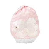 Cappellino in Filo Rosa Neonata Primo di Bebè 403.9 - PRIMODI' BEBE' - LuxuryKids