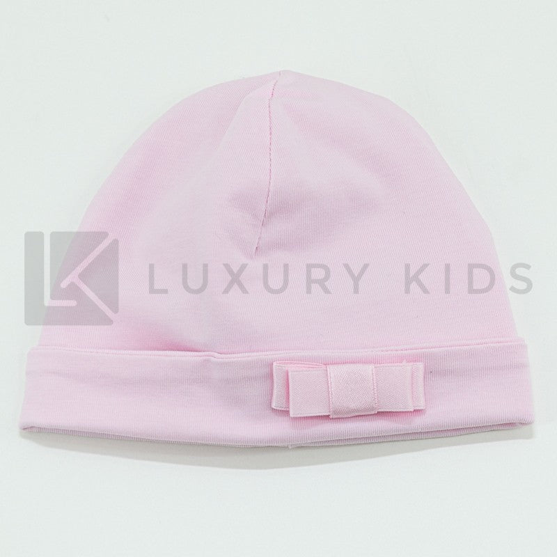 Cappello In Cotone Rosa Neonata LA SARTORIA DEI PICCOLI LK756 - LA SARTORIA DEI PICCOLI - LuxuryKids