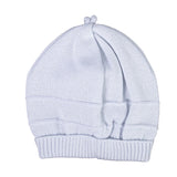 Cappello Neonato Lana 100%  Celeste 50100-00 - CREAZIONI LUANA - LuxuryKids