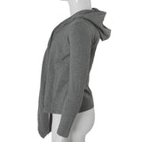 Cardigan Aperto con Cappuccio In Caldo Cotone Grigio Bambina Take Two MO2616 - TAKE TWO - LuxuryKids