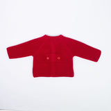Cardigan Caldo Cotone Tessuto Antiallergico per Neonati SARDON MA249 - SARDON - LuxuryKids