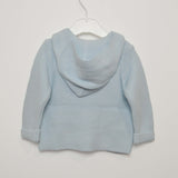 Cardigan con Cappuccio in Lana Celeste Neonato Patachou 2333030 - PATACHOU - LuxuryKids