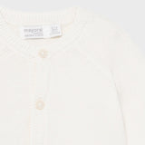 Cardigan In Cotone Tricot Neonato MAYORAL 1330 - MAYORAL - LuxuryKids