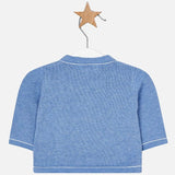 Cardigan In Filo Corredino Nascita celeste neonato 1301 Mayoral - MAYORAL - LuxuryKids