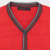 Cardigan In Filo Di Cotone Elegante Rosso Neonato Mayoral 1343 - MAYORAL - LuxuryKids