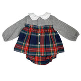 AbitoConCulotteScozzeseInCaldoCotoneNeonataYoedu2052Luxurykids_2