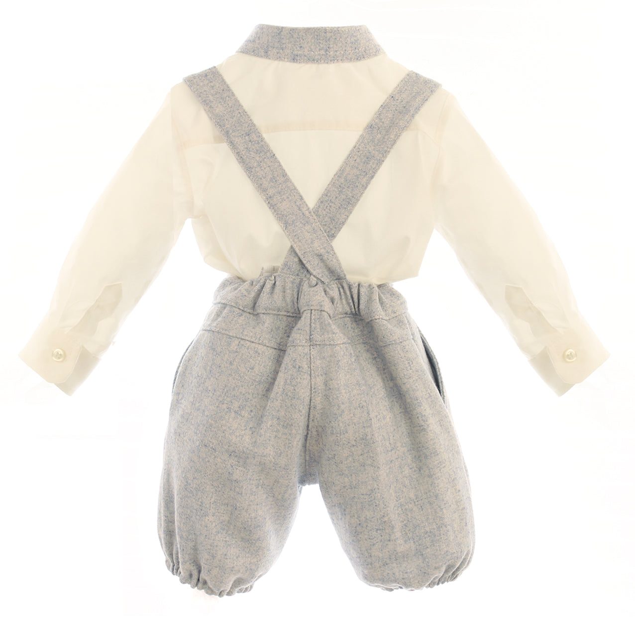 Completo 3 pezzi Elegante Cerimonia Neonato Celeste BUFI B1486 - BUFI - LuxuryKids