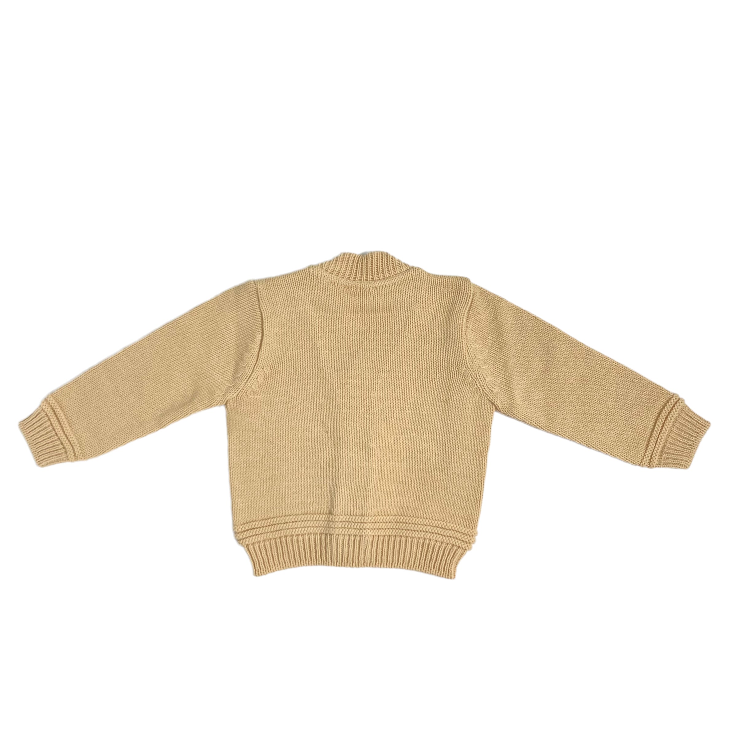 CardiganEleganteInvernaleNeonatoPONTOPORPONTO758BeigeLuxurykids