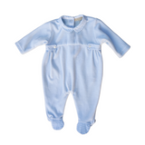 Tutina Intera In Ciniglia Rosa Neonata BABY GI BGV52 - BABY GI - LuxuryKids