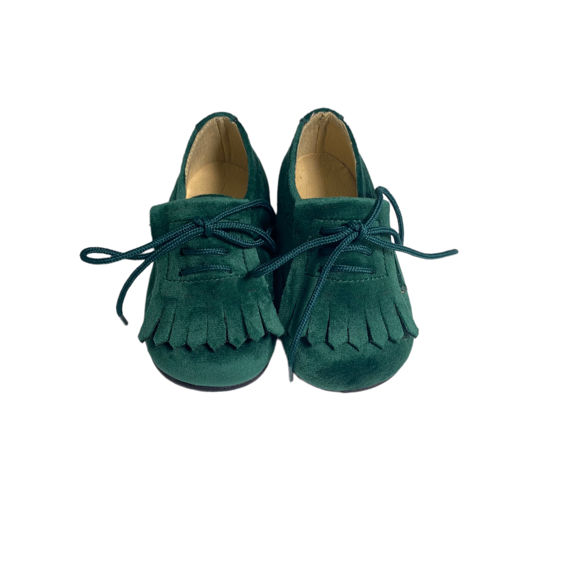 Scarpe Primi Passi Modello Francesina In Velluto Neonato RIZITOS E2119 - RIZITOS - LuxuryKids