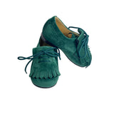Scarpe Primi Passi Modello Francesina In Velluto Neonato RIZITOS E2119 - RIZITOS - LuxuryKids