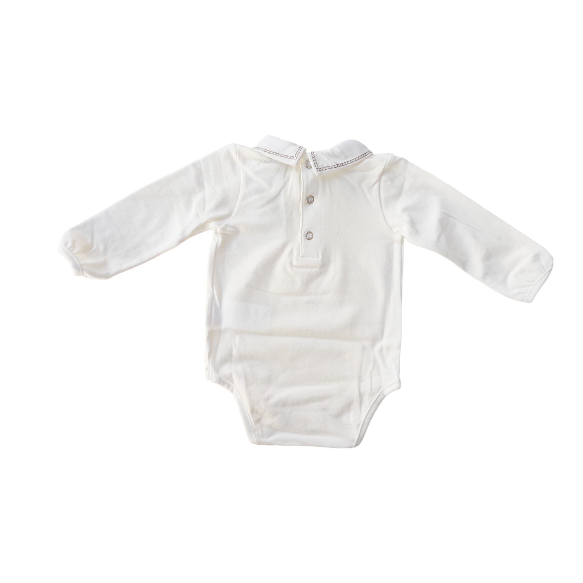 Body Manica Lunga In Caldo Cotone Neonato A&J 146 - A&J - LuxuryKids