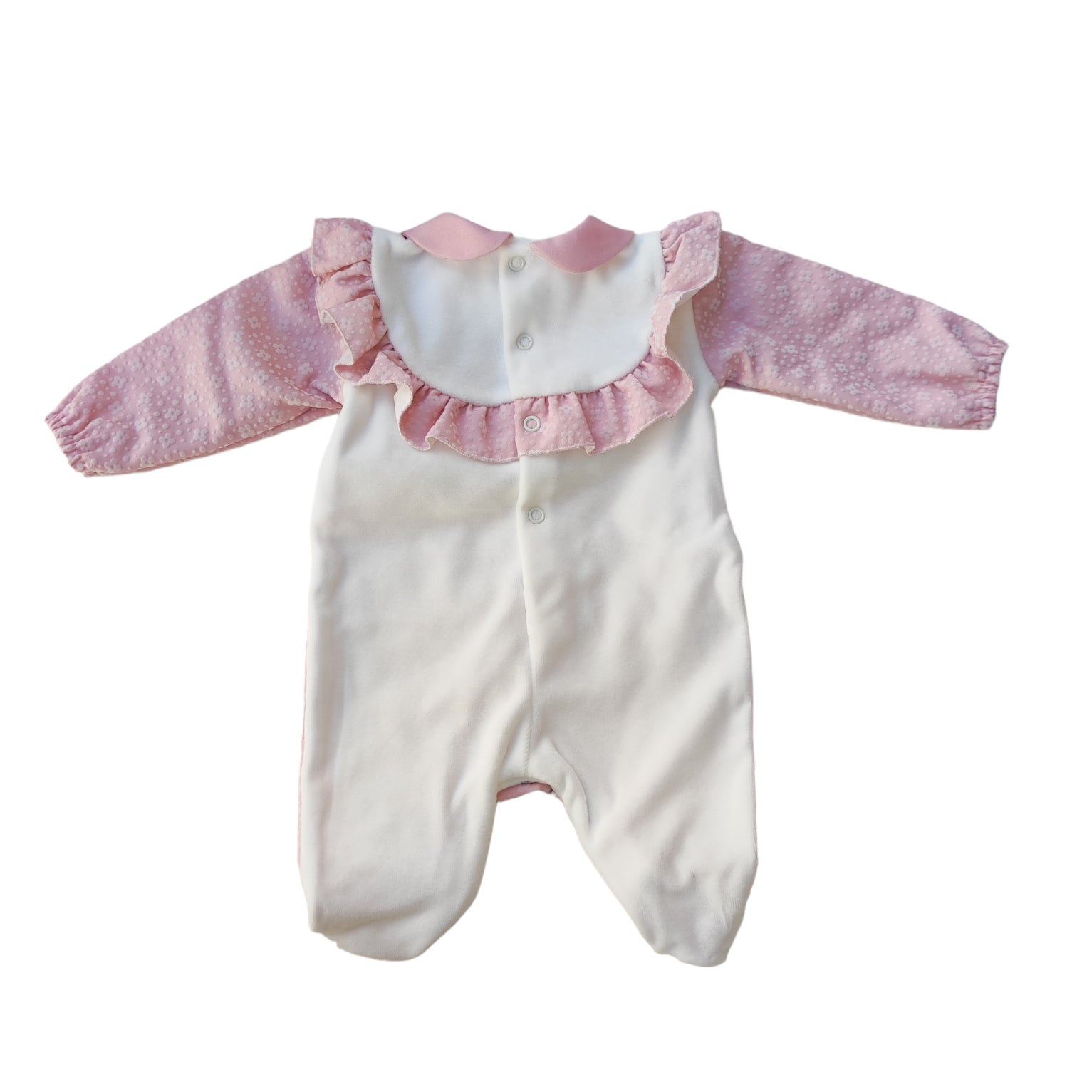 Tutina Intera In Ciniglia E caldo Cotone Neonata TETO E TATTA TU2491 - TETO E TATTA - LuxuryKids