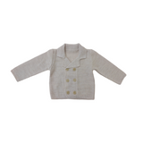 Cardigan Doppio petto in Lana Neonato BUFI B1562G - BUFI - LuxuryKids