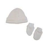 Set con Cappellino e Moffole Caldo Cotone Neonato/a CALAMARO 09174SET - CALAMARO - LuxuryKids