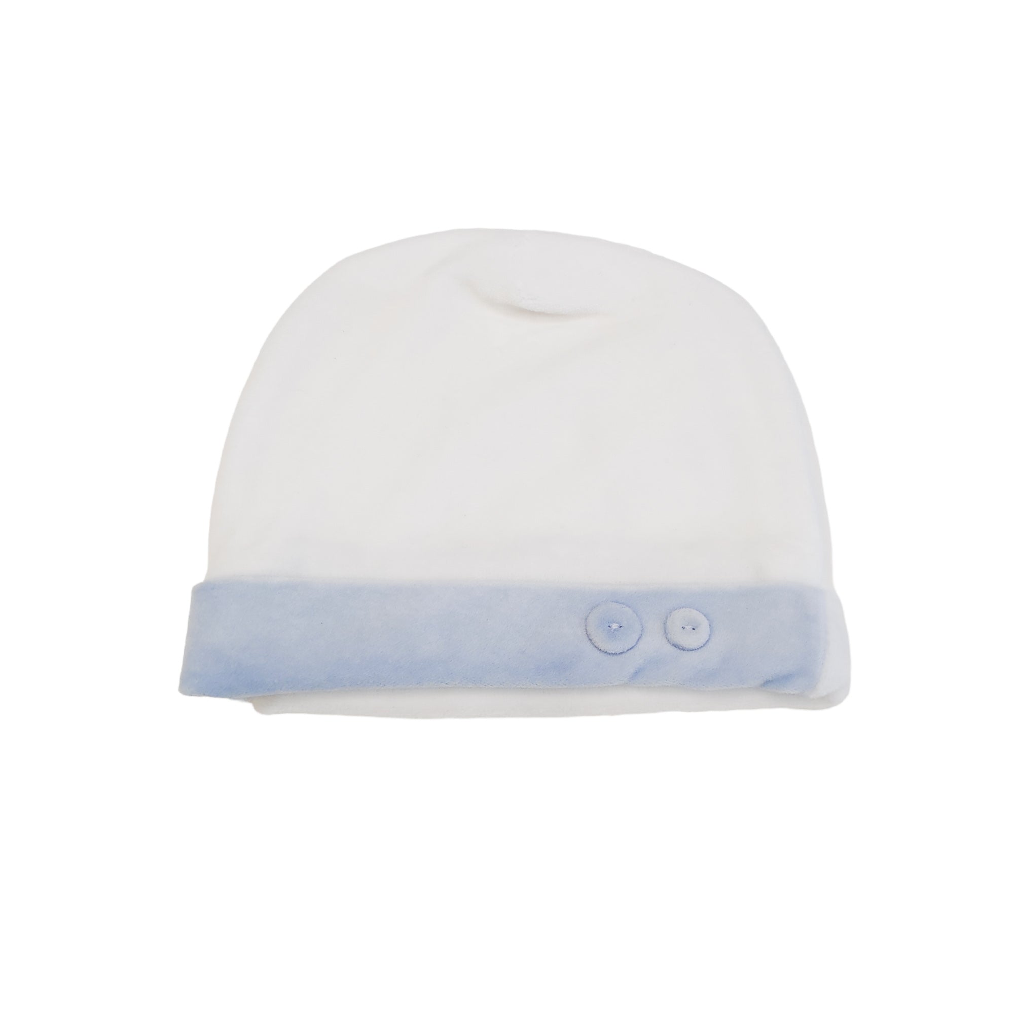 Cappellino in Ciniglia Panna Neonato Teto E Tatta CA1400 - TETO E TATTA - LuxuryKids