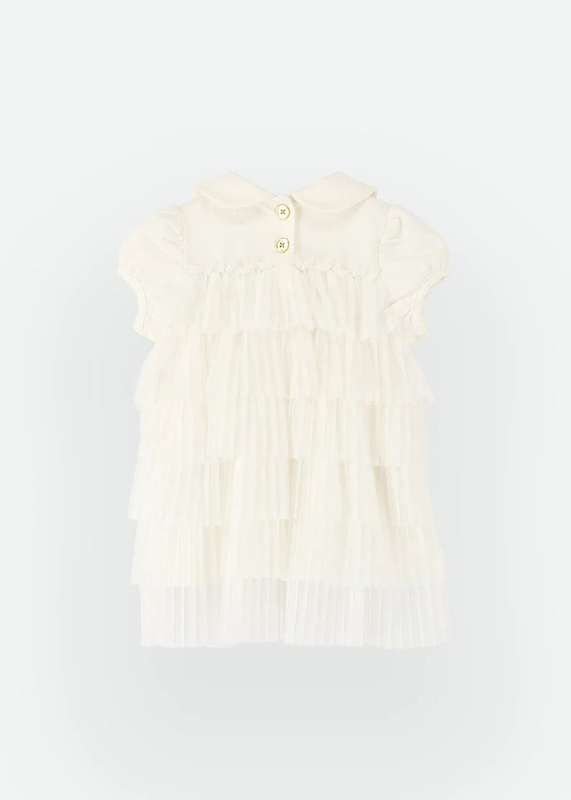 Abito Mezza Manica In Tulle Neonata ANGEL'S FACE TULLULAH - Angel's Face - Luxury Kids