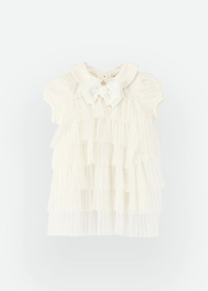 Abito Mezza Manica In Tulle Neonata ANGEL'S FACE TULLULAH - Angel's Face - Luxury Kids