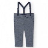 Pantalone In Punto Milano Con Bretelle Neonato BOBOLI 715160 - BOBOLI - LuxuryKids