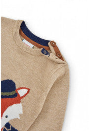 Maglioncino In Caldo Cotone Neonato BOBOLI 715272 - BOBOLI - LuxuryKids