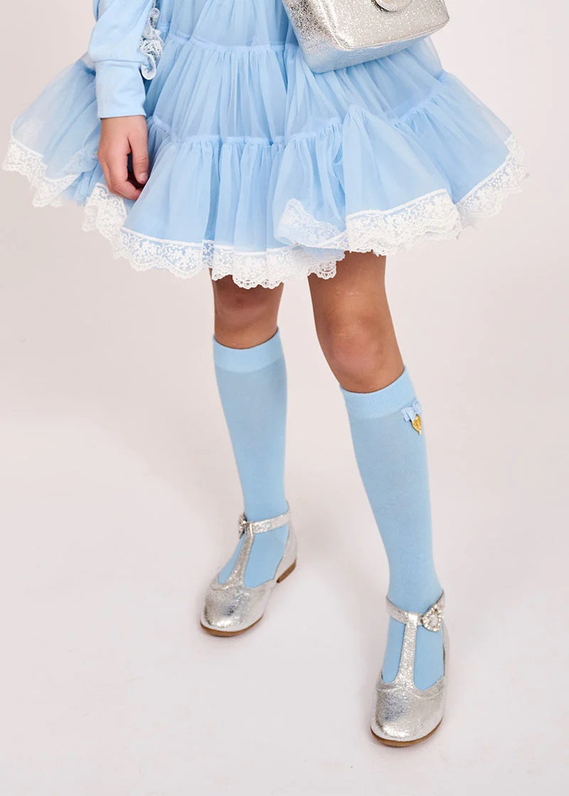 Calzini Alti Parigine In Caldo Cotone Bambina ANGEL'S FACE SOCKS - Angel's Face - LuxuryKids