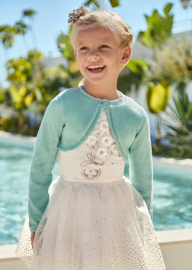 Coprispalle In Filo Di Cotone Bambina MAYORAL 320 - MAYORAL - Luxury Kids