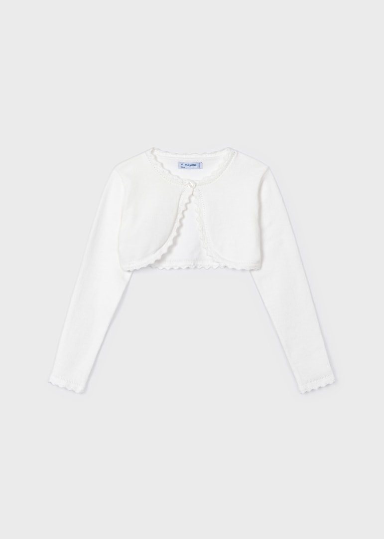 Coprispalle In Filo Di Cotone Bambina MAYORAL 320 - MAYORAL - Luxury Kids