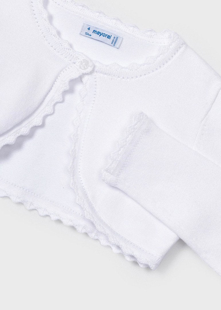 Coprispalle In Filo Di Cotone Bambina MAYORAL 320 - MAYORAL - Luxury Kids