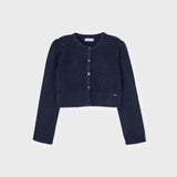 Cardigan In Misto Lana Bambina MAYORAL 4308 - MAYORAL - LuxuryKids