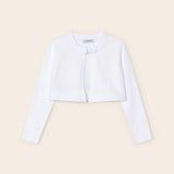Cardigan Tricot In filo Di Cotone Sostenibile Bambina MAYORAL 321 - MAYORAL - Luxury Kids