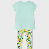 Completo Con Leggings E Shirt In Cotone Bambina MAYORAL 3787 - MAYORAL - Luxury Kids