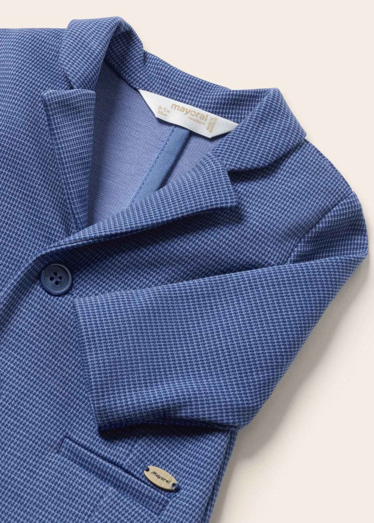 Giacca Modello Americana In Tessuto Elasticizzato Neonato MAYORAL 1402 - MAYORAL - Luxury Kids