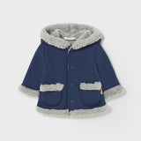 Giaccone Con Pellicciotto E Cappuccio Neonato MAYORAL 2402 - MAYORAL - LuxuryKids