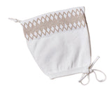 Cuffia In Filo Di Cotone Organico Neonato WEDOBLE V2301360A - WEDOBLE - Luxury Kids