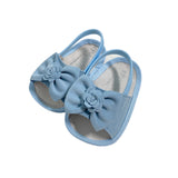 Wiegensandalen aus Wildleder mit Schleife für Baby-Mädchen PANYNO A3202