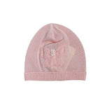 Cappello In Filo Di Cotone Ricamato A Mano Neonata CREAZIONI LUANA 1050C - CREAZIONI LUANA - Luxury Kids