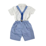 Completo Elegante Con Salopette Neonato TETO E TATTA CB4910 - TETO E TATTA - Luxury Kids