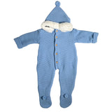 Tutone Con Cappuccio Con Ecopelliccia Neonato/a BABY FASHION 180.4 - Baby Fashion - LuxuryKids