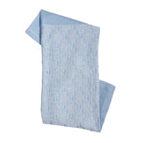 Coperta Scialle In Filo Di Cotone Con Trecce Celeste Neonato CREAZIONI LUANA 1000 - CREAZIONI LUANA - Luxury Kids