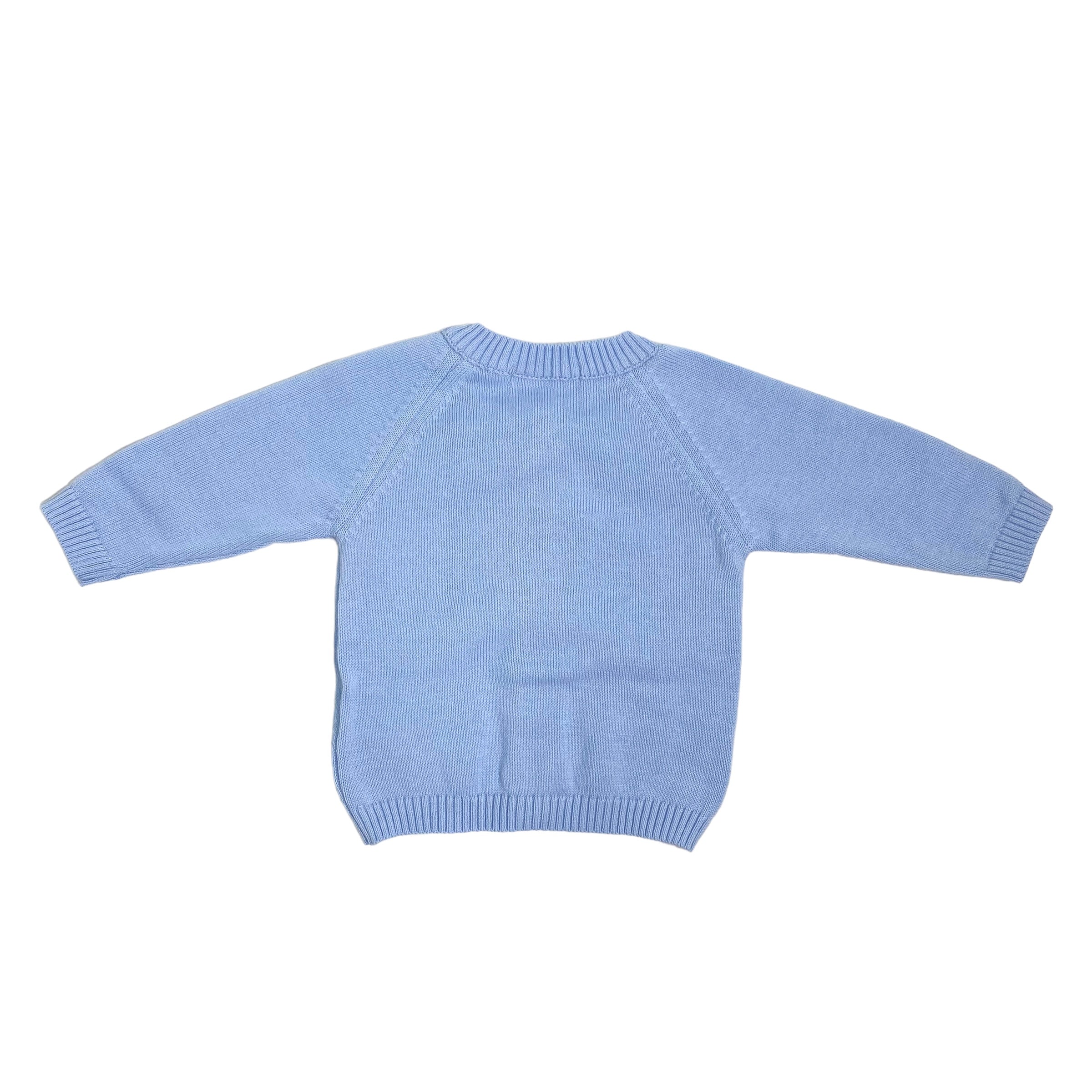 Cardigan In Filo Di Cotone Neonato DR KID DK114 - DR KID - Luxury Kids