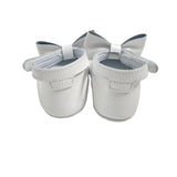 Scarpe Da Culla Modello Ballerina In Pelle Con Fiocco Neonata RIZITOS A2705P - RIZITOS - Luxury Kids