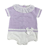 Pagliaccetto In Filo Di Cotone Glicine Neonata DR KID DK193 - DR KID - Luxury Kids