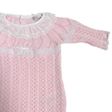 Tutina Intera In Filo Di Cotone Traforata Neonata DR KID DK160 - DR KID - Luxury Kids