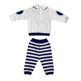 Tutina Spezzata In Filo Di Cotone Neonato I DELFI 2021A