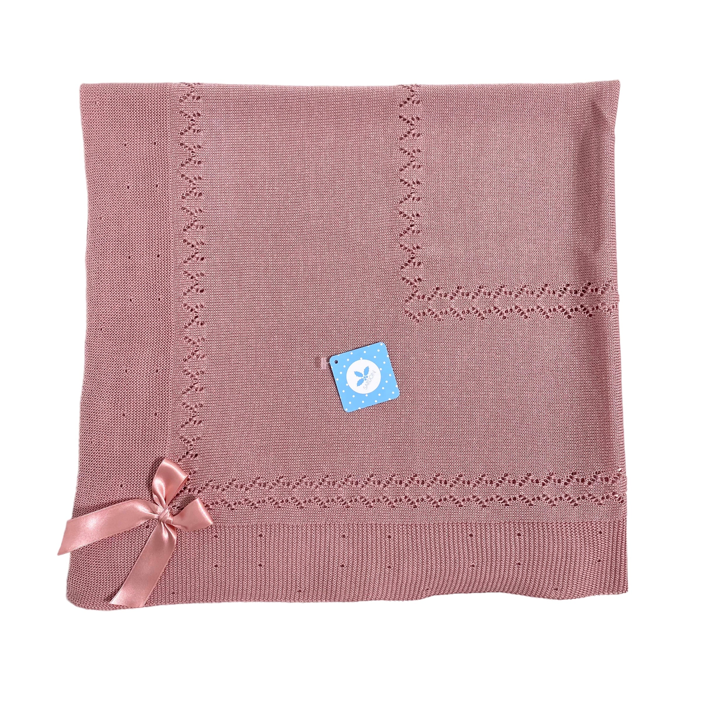 Coperta Scialle In Tessuto Anallergico Acrilico Neonato/a SARDON AM703 - SARDON - Luxury Kids