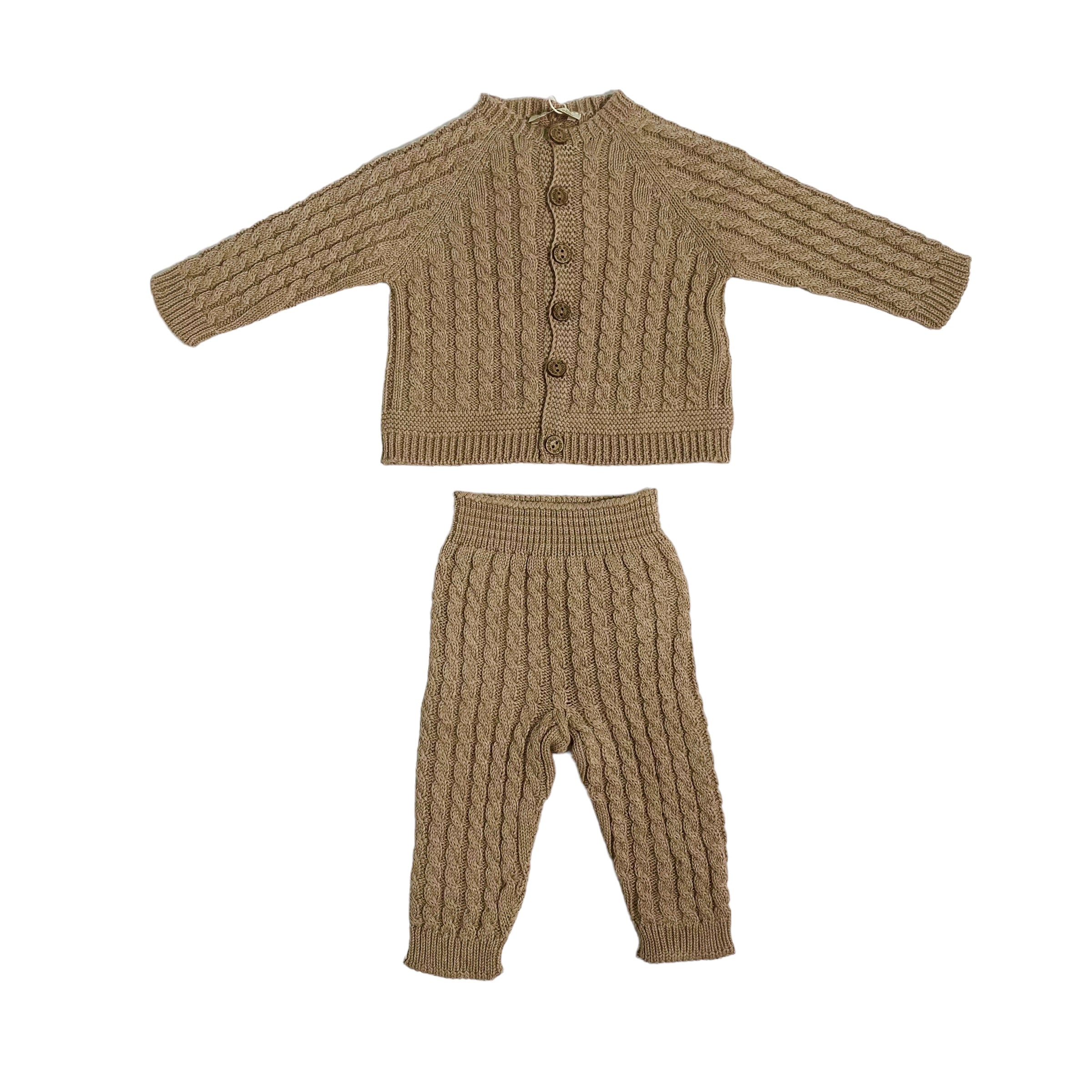 Tutina Spezzata Con Ghettina E Cardigan Neonato/a WEDOBLE V2306308B - WEDOBLE - Luxury Kids