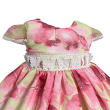 Abito Elegante Mezza Manica A Bambolina Con Culotte Multicolour Neonata MIMOSA SPRING - MIMOSA - Luxury Kids