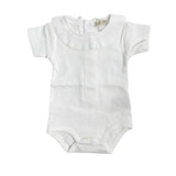 Maglia A Body Mezza Manica In Filo Di Cotone Neonata WEDOBLE V2309616I